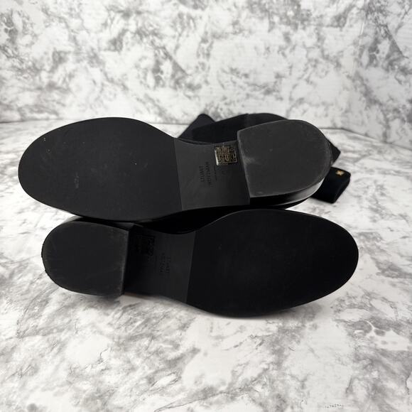 Stuart Weitzman Womens Keelan City Over the Knee Boot Size 9 Black Nappa Leather - Picture 7 of 8